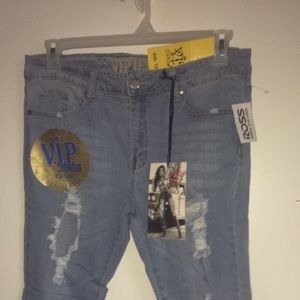VIP ripped jeans